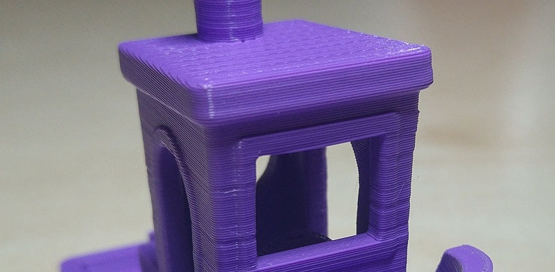 PVA provides support for a benchy 3D print in bridges